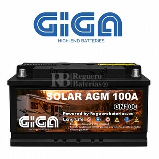 Bater�a AGM GIGA GN100-AGM 100Ah | Soluci�n para Camper, Caravana y Autocaravana